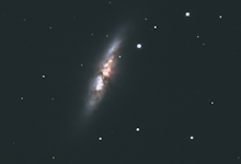 Galaxie irrégulière M 82 Irr II