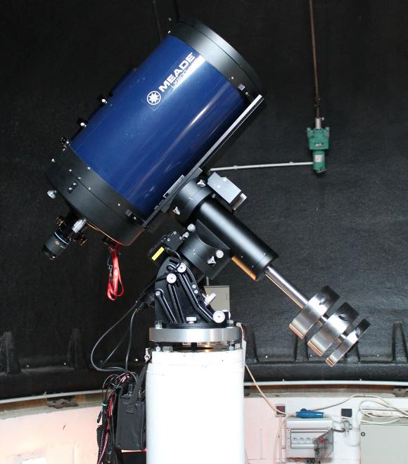 Le télescope LX200 ACF 14" sur sa monture